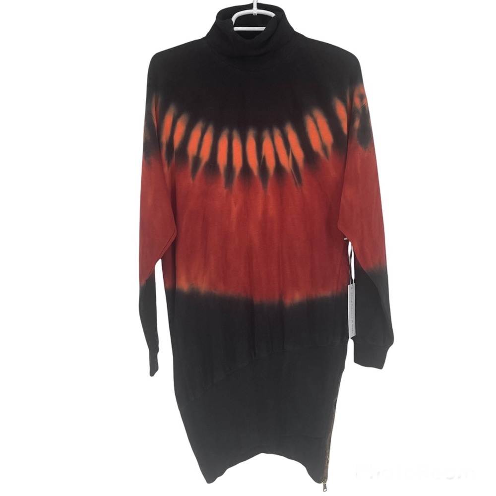 YOUNG FABULOUS & BROKE NWT RETROFETE DESREEN LONG SLEEVE SWEATER DRESS OMBRE - Picture 1 of 5